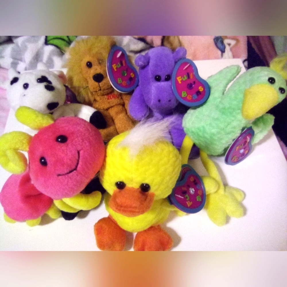 Avon Full of Beans (6) birthstone plush toys